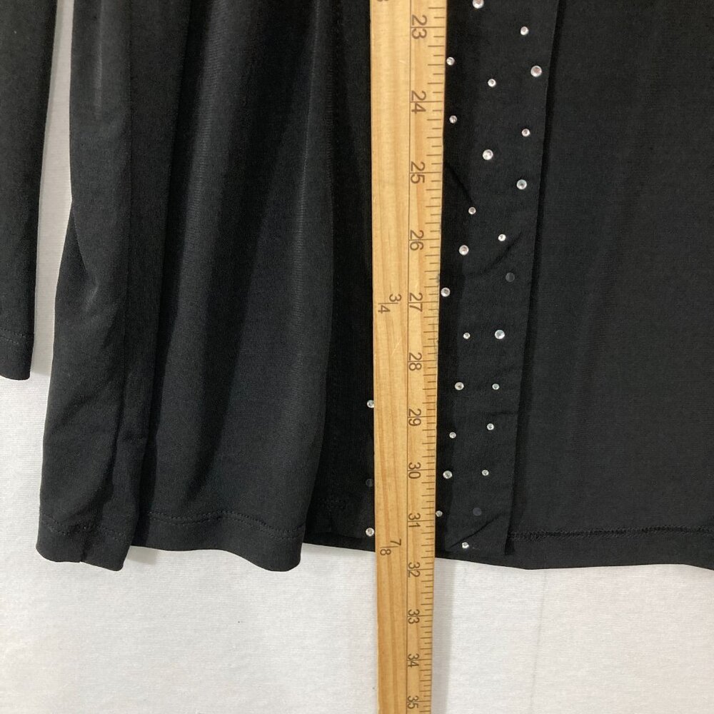 New Quacker Factory Jacket Large Open Front Embel… - image 4